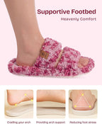 EverFoams women's open-toe slippers in Diva Wild Pink — Amazon gallery image 5 of 6