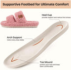 EverFoams women's open-toe slippers in Dusty Rose — Amazon gallery image 4 of 6