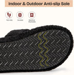 EverFoams women's open-toe slippers in Matt Black — Amazon gallery image 6 of 6