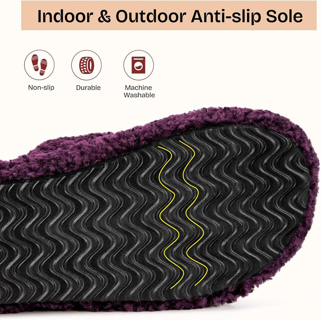 EverFoams women's open-toe slippers in Plum Violet — Amazon gallery image 6 of 6