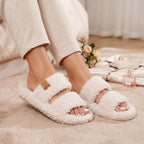 EverFoams women's open-toe slippers in Vanilla Ice — Amazon gallery image 2 of 6