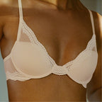 Signature All You Bra mesh and lace detail close-up