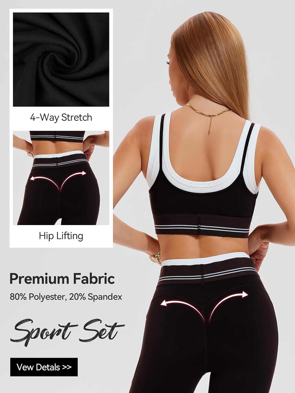 Airfree Womens Workout Sets 2 Piece Seamless Sport Bra Matching High Waist Leggings Gym Yoga Outfits Pilates Work Out Clothes