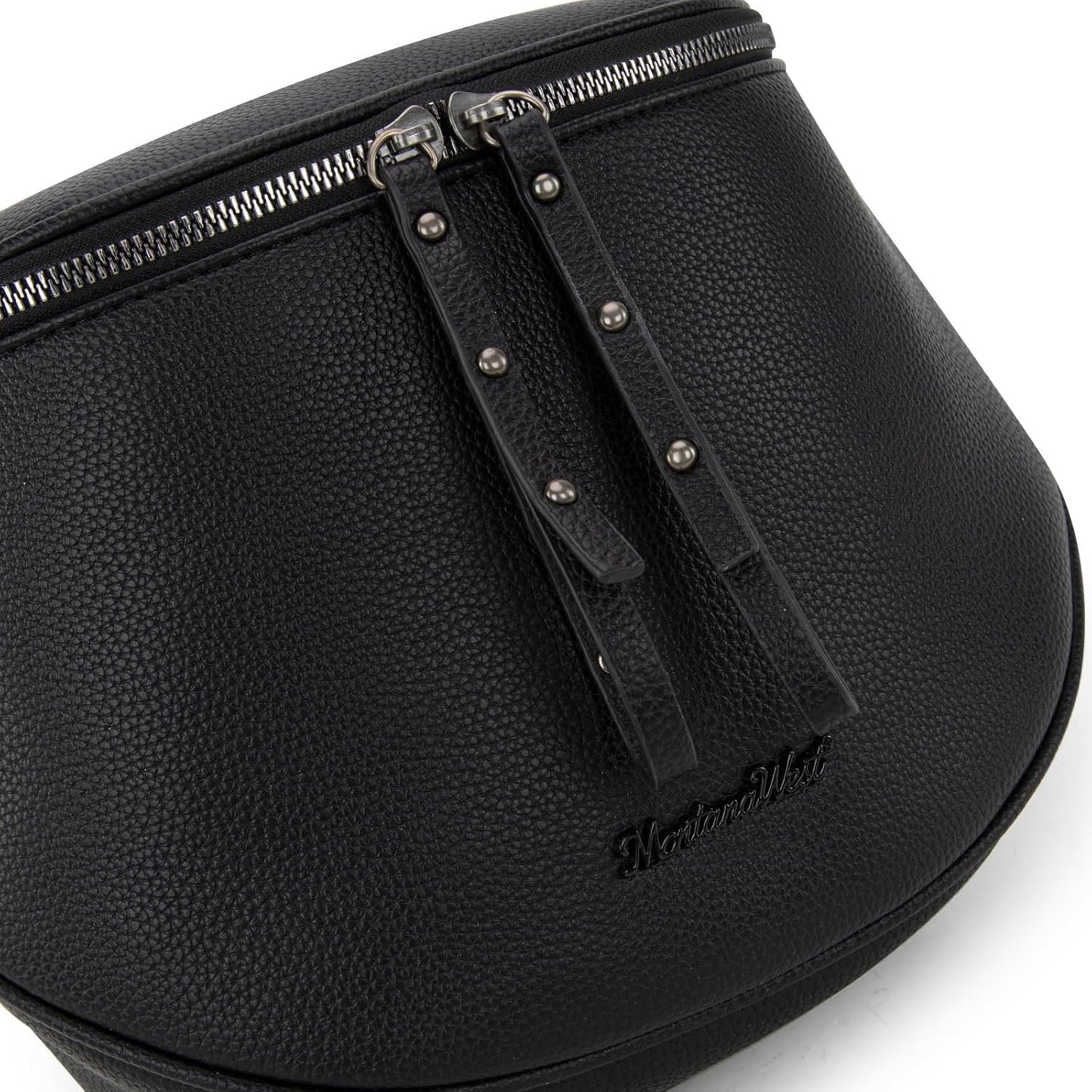 Large Crossbody Bum Bag for Women, Soft Vegan Leather Travel Fanny Pack with Coin Purse