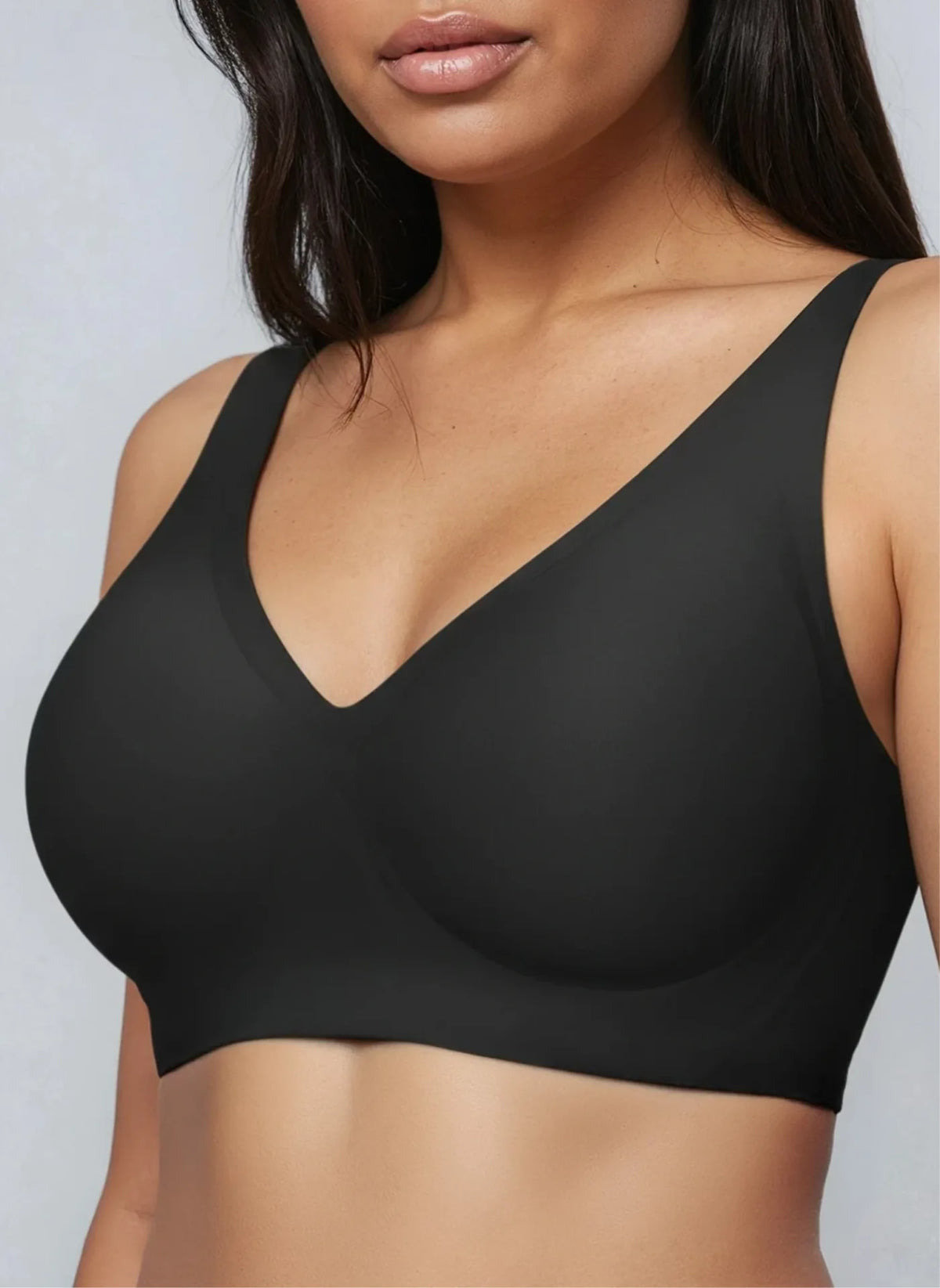 Wireless Lifting Jelly Bra — wireless jelly bra black side