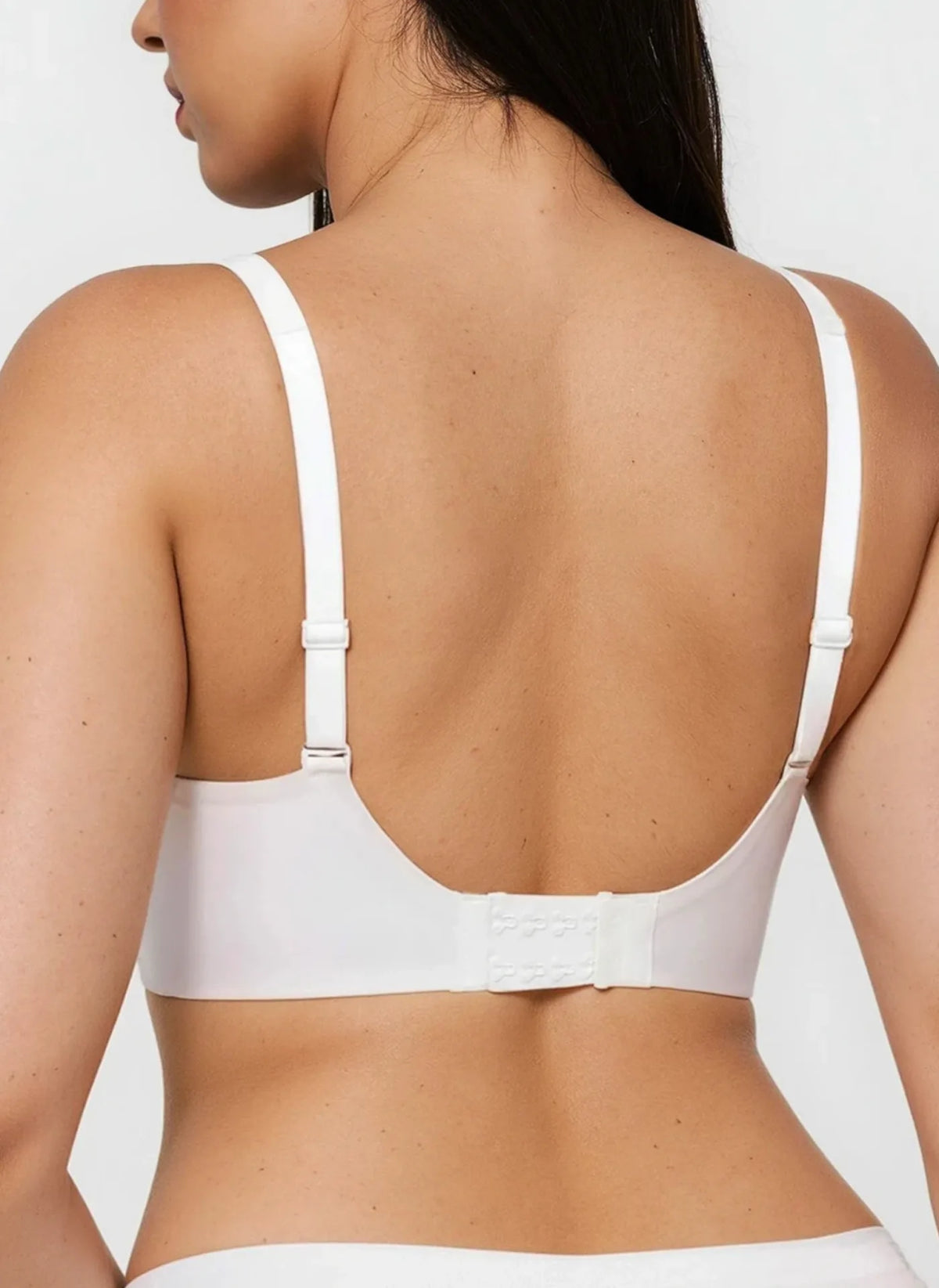 Wireless Lifting Jelly Bra — wireless jelly bra white back