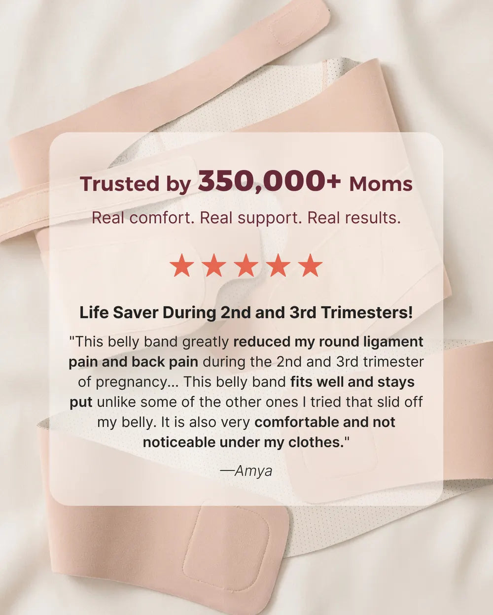 Momcozy BumpEase maternity belly band — product image 3