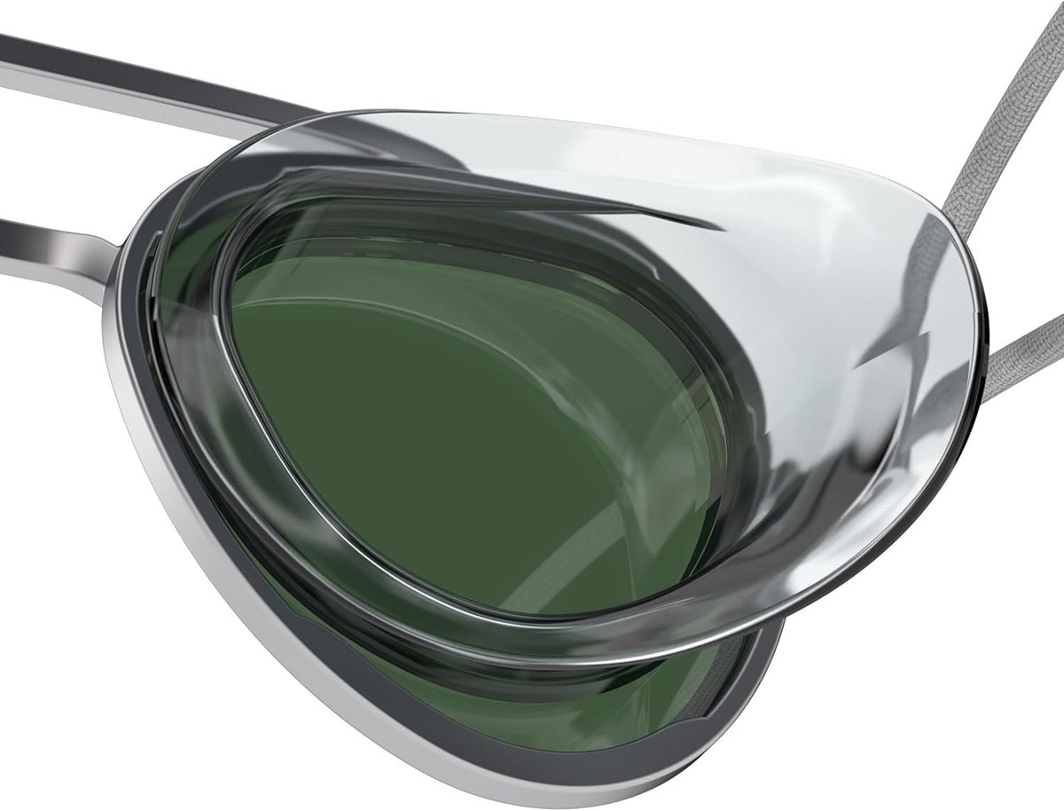 Retro-Futuristic Swim Goggles with UV Protection and Anti-Fog Clarity