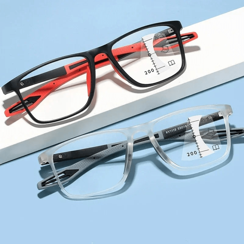 Multifocal Glasses with Adaptive Lens Technology - Lightweight Comfortable Eyewear + Gift