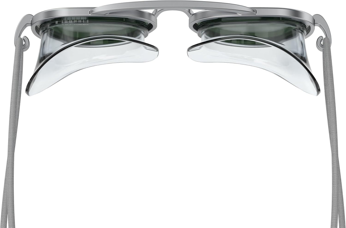 Retro-Futuristic Swim Goggles with UV Protection and Anti-Fog Clarity