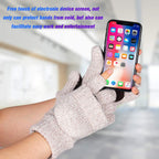 Thermal Insulation Fingerless Texting Wool Gloves for Women and Men - Winter Warm Knitted Convertible Mittens