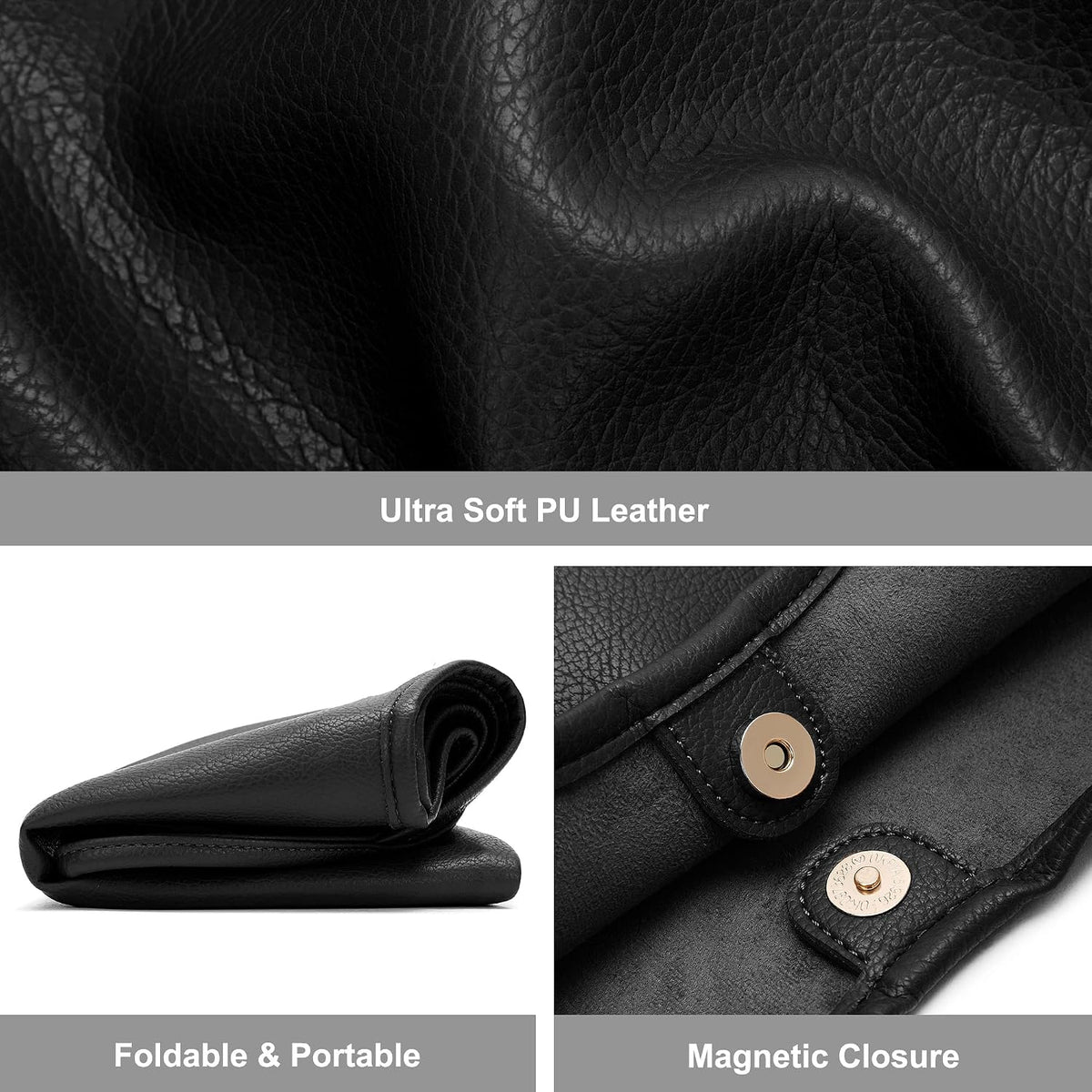 Slouchy Hobo Bag with Wallet — Soft vegan leather, roomy everyday carry, and effortless style for work, travel, campus days, and daily wear.