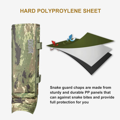 Snake-Proof Gaiters for Hunting, Hiking & Yard Work