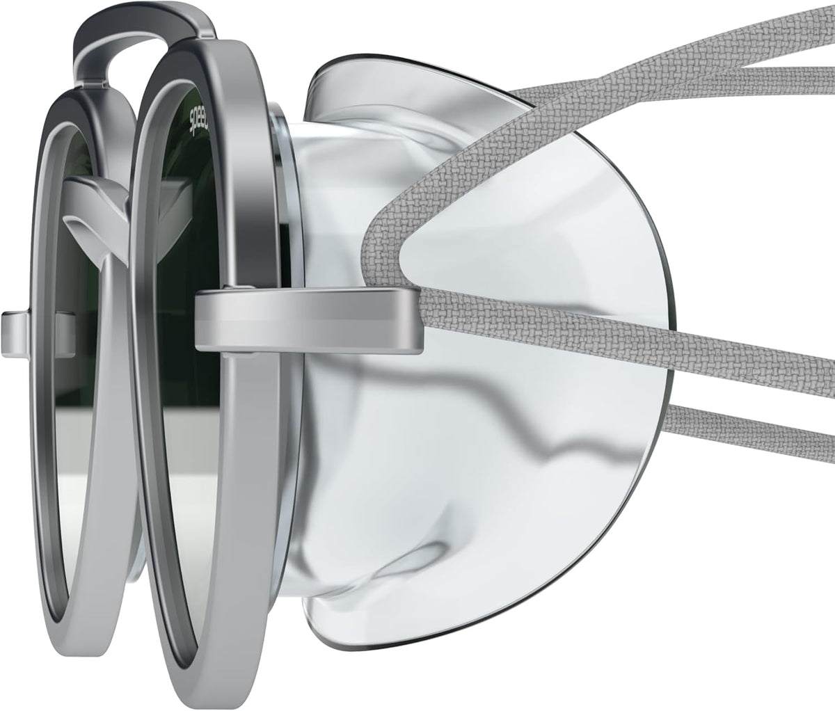 Retro-Futuristic Swim Goggles with UV Protection and Anti-Fog Clarity