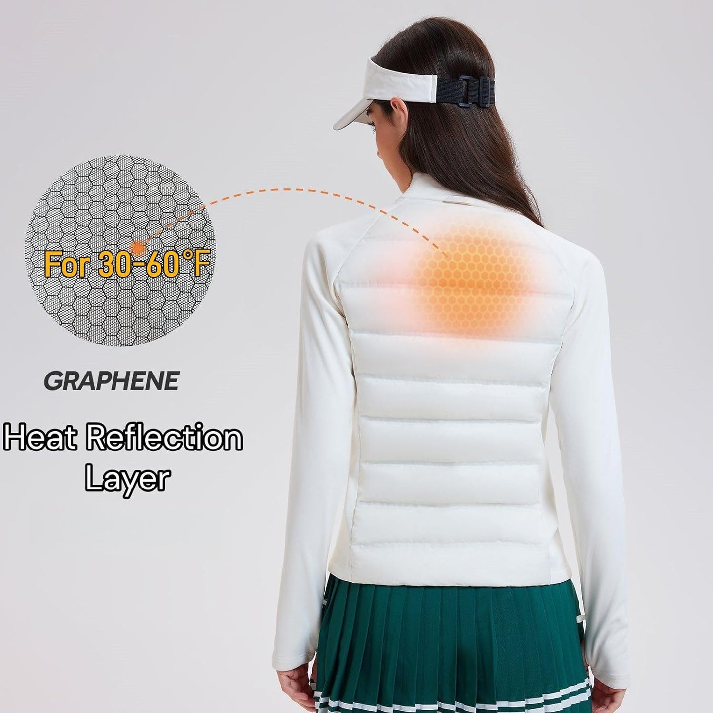 AFZ Lightweight Puffer Jacket Women 800 Down-Fill Waterproof Quilted Down Jackets for Hiking Running