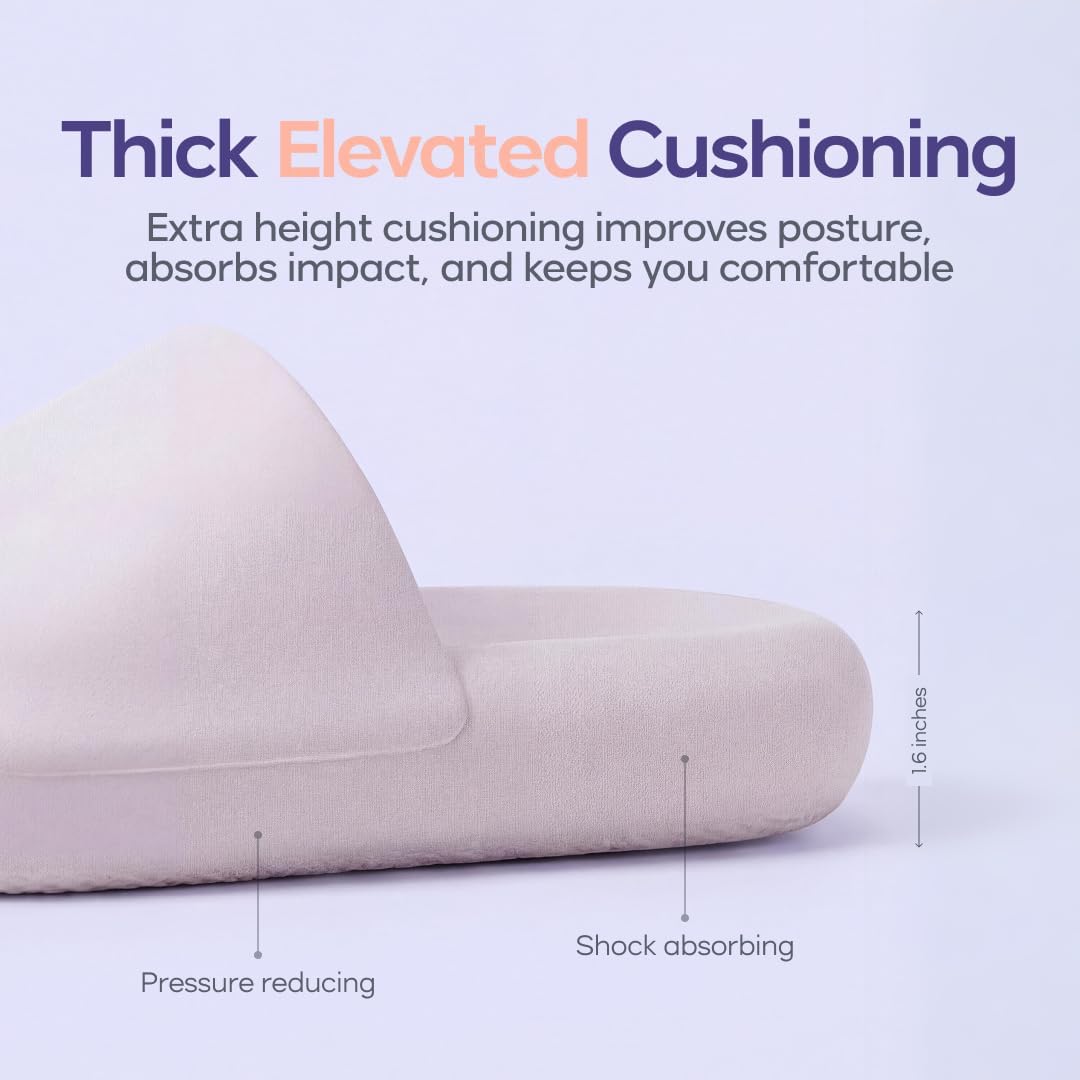 Cloud Slides for Women & Men, Thick Shock-Absorbing Sole, Ultra Soft Cushioning Recovery Sandals