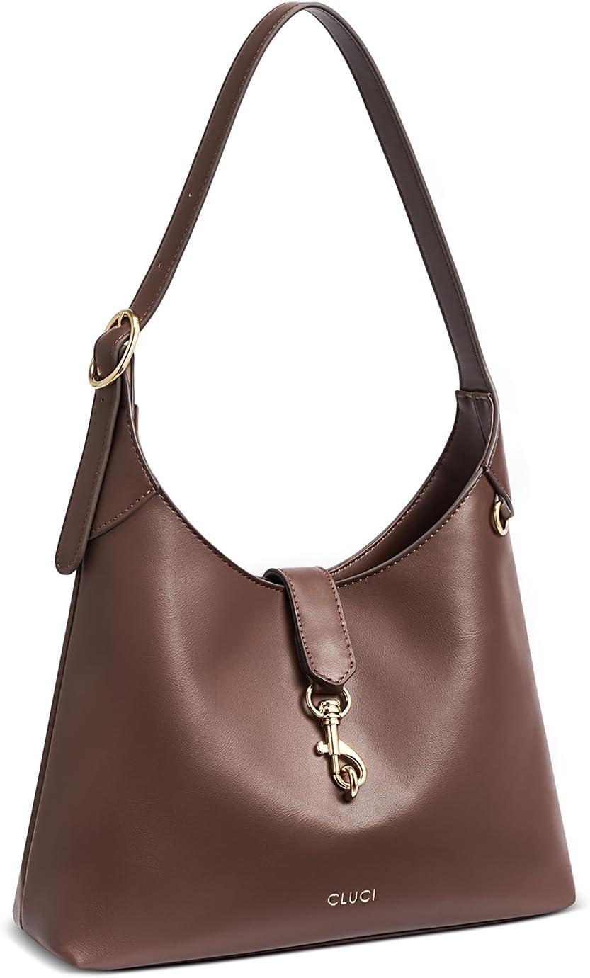 Womens Purses and Handbags, Soft Vegan Leather Hobo Bags with Adjustable Strap, Lightweight Slouchy Shoulder Bag