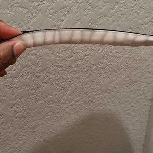 Side view showing the flexible white cloud-cell cushioning layer